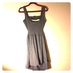 Short Summer dress with cutout sides & back
